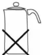 BOMANN EKI 551 - Do not use the following types of pots: - 2
