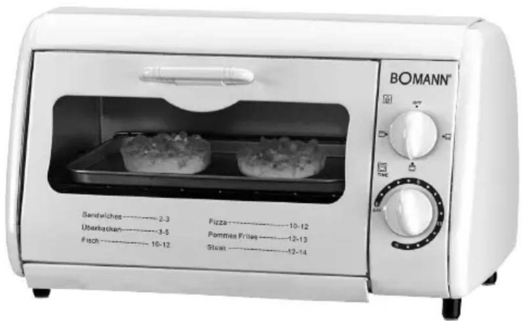 BOMANN CB 1260 - Mini-Backofen - 1
