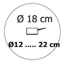 DE DIETRICH DTI309 - This 28 cm cooking zone: - 1