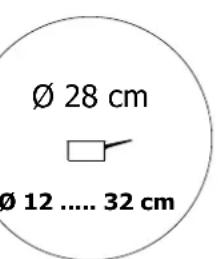 DE DIETRICH DTI309 - Using the cooking zones according to the pan (depending on the model) - 1