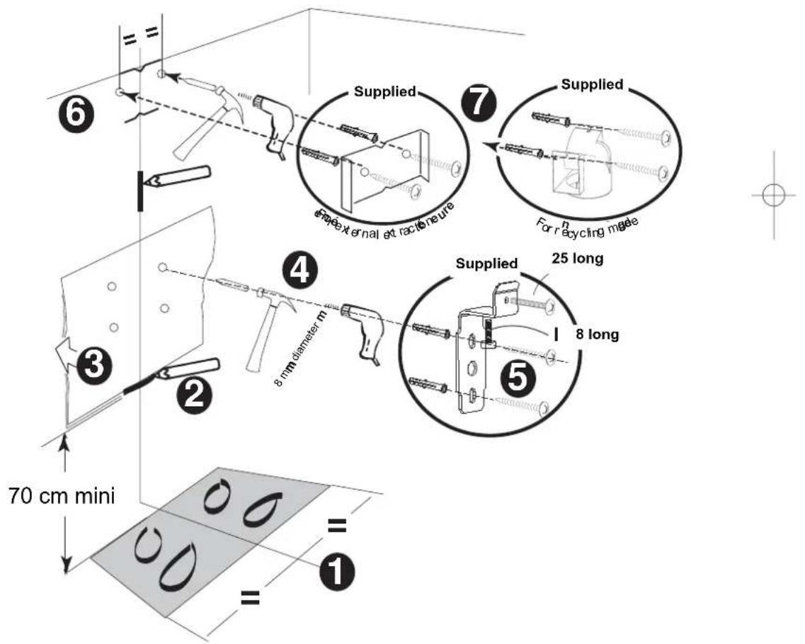 DE DIETRICH DTI399 - Assembling the main body of the hood - 1
