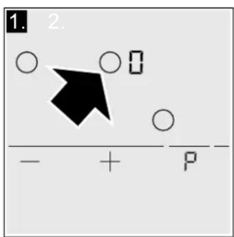 NEFF T43D90N2 - Kochstufe auswahlen - 1