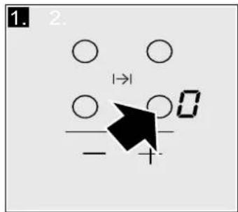 NEFF T43B30N2 - Kochstufe auswählen - 1