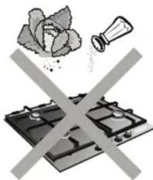 Warning symbol showing a rose emitting powder from a bottle, crossed out by crossed-out stovels