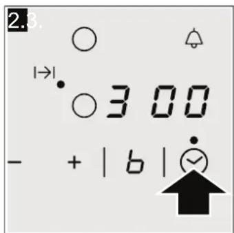 CONSTRUCTA CA431230N - Programmeren van de kooktijd. - 1