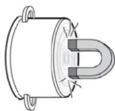 CASO W3500 - Vous pouvez constater la qualification du récipient de la façon suivante: - 1