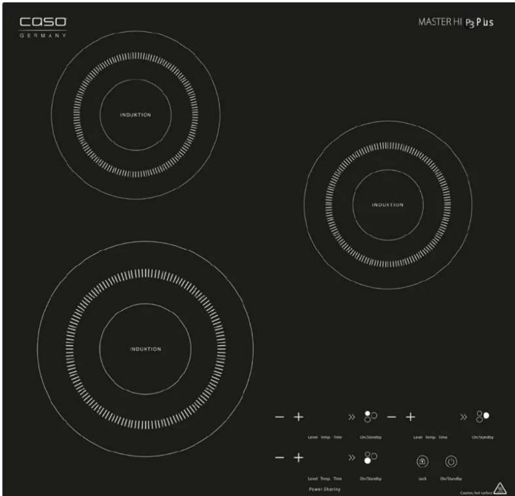 CASO Master HI P3 Plus - Induction cooker with 3 hobs Master HI P3 Plus (2151) - 1