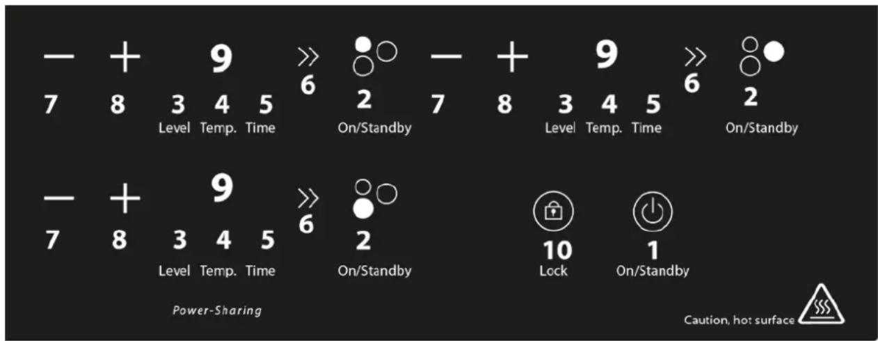 CASO Master HI P3 Plus - Pannello comandi - 1