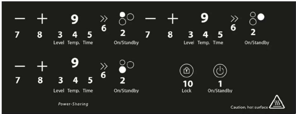 CASO Master HI P3 Plus - Panel de mando y pantalla de indicación - 1