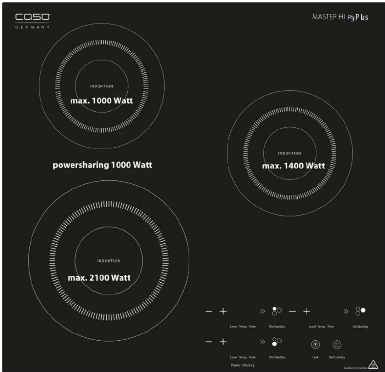 CASO Master HI P3 Plus - Gesamtübersicht - 1