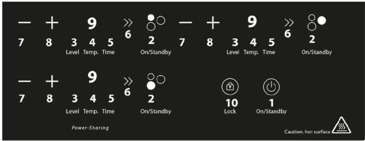 CASO Master HI P3 Plus - Bedieningspaneel en displays - 1