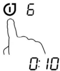 CASO Master E4 Slide - Nutzen des Timers um eine oder mehrere Kochzonen auszuschalten - 1