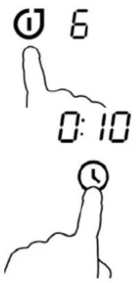 CASO Master E4 Slide - Réglage du timer pour éteindre une ou plusieurs zones de cuisson - 1