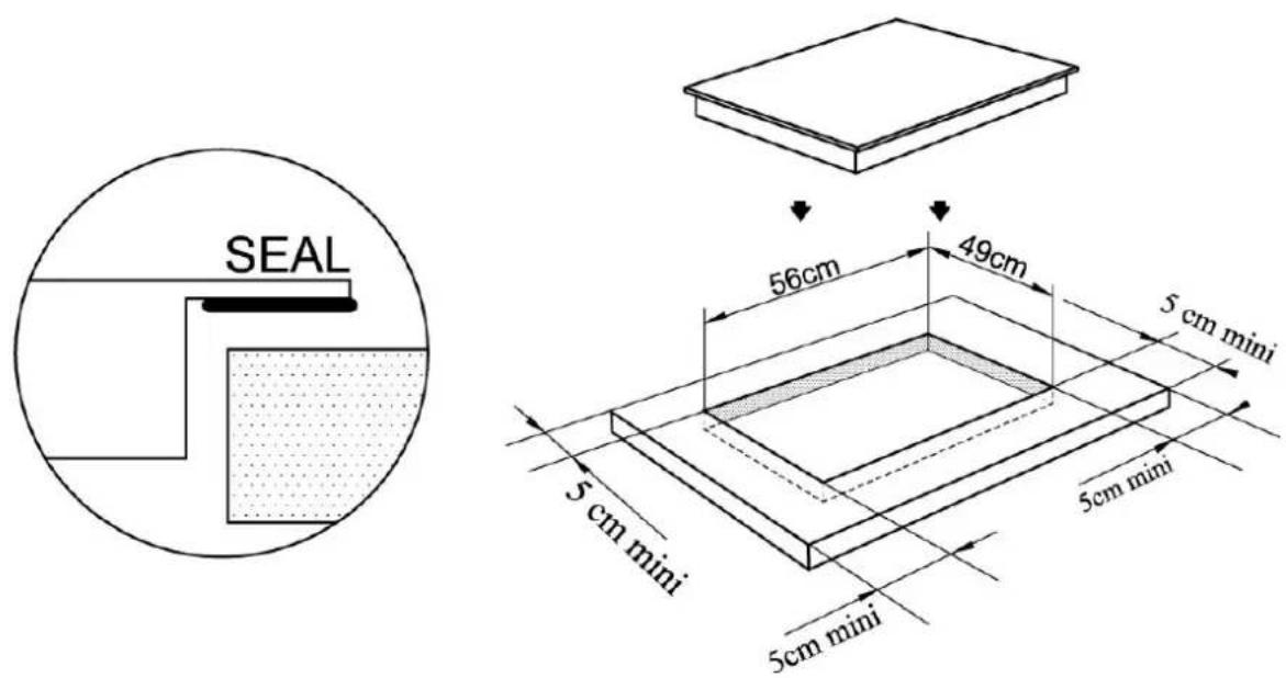 CASO Master E4 Slide - Setup location requirements: - 1