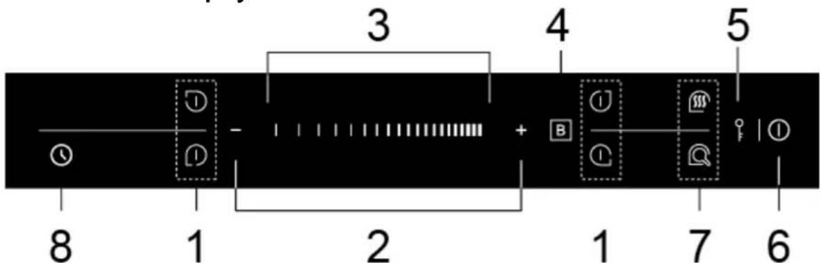 CASO Master E4 Slide - Bedienfelder und Displays - 1