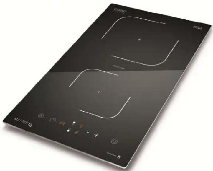 CASO Master E2 - Inbouw inductiekookplaat met 2 kookzones Master E2 - 1
