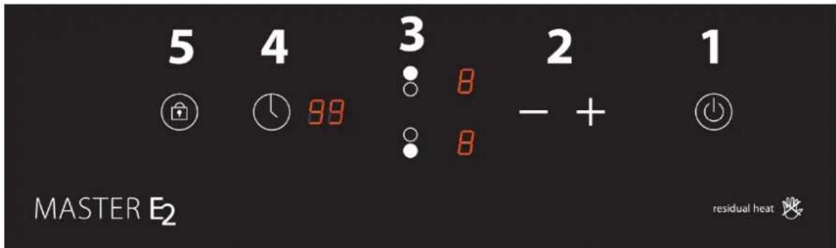 CASO Master E2 - Pannello comandi - 1