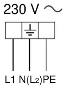 M-SYSTEM MCGW30IX - SECCIÓN DE LOS CABLES DE ALIMENTACIÓN "H05V2V2-F" - 1