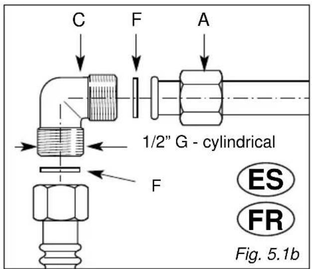 M-SYSTEM MCGW30IX - The gas supply system must conform to the local regulations in force. - 2