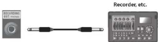 RECORDING OUT-PENS Recorder, etc.