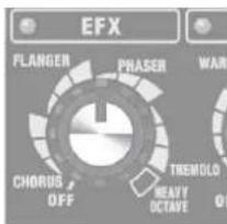EFX FLANGEN PRASER WARS CHORDS OFF TREMOLQ HEAVY OCTAVE QF