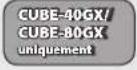 ROLAND Cube 20GX - Utilisez le commutateur TYPE pour sélectionner la corde à accorder. - 1
