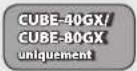ROLAND Cube 80GX - Utilisez le commutateur TYPE pour sélectionner la corde à accorder. - 1