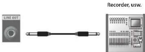 LINE OUT Recorder, usw.
