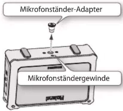 Mikrofonständer-Adapter Mikrofonständergewinde