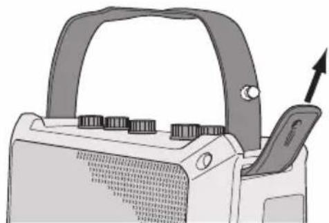 ROLAND Mobile BA - Fixation de la sangle - 1