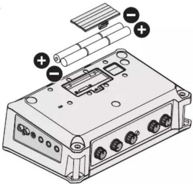 ROLAND Mobile BA - De batterijen plaatsen - 1
