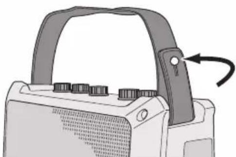 ROLAND Mobile BA - Anbringen des Tragegurts - 2
