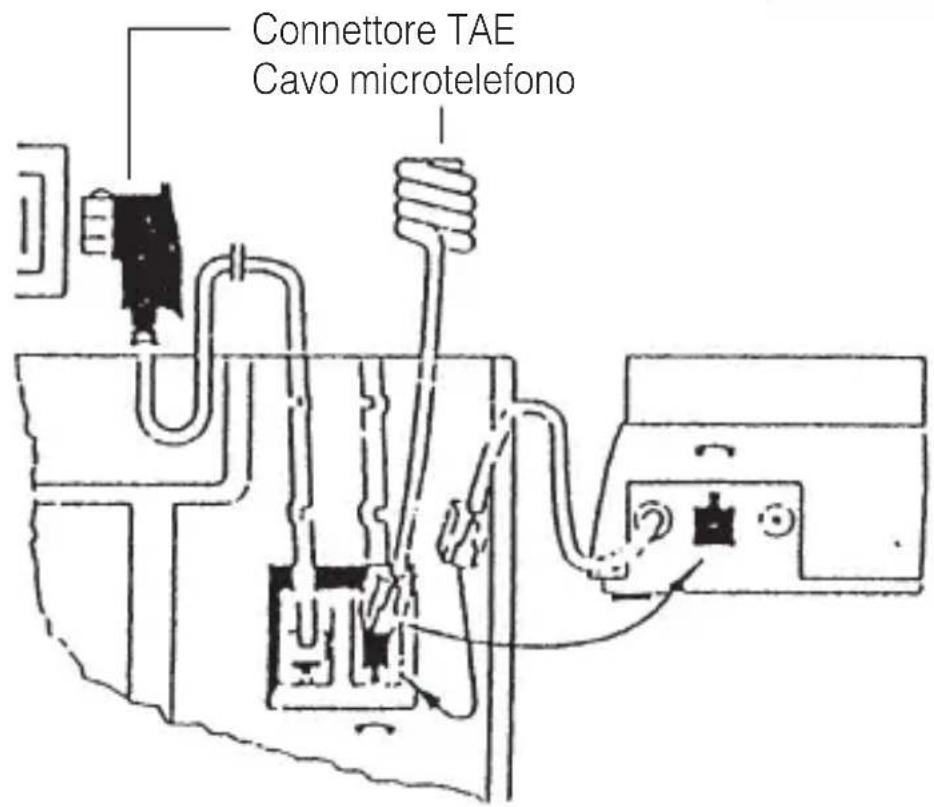 Connettore TAE Cavo microtelefono