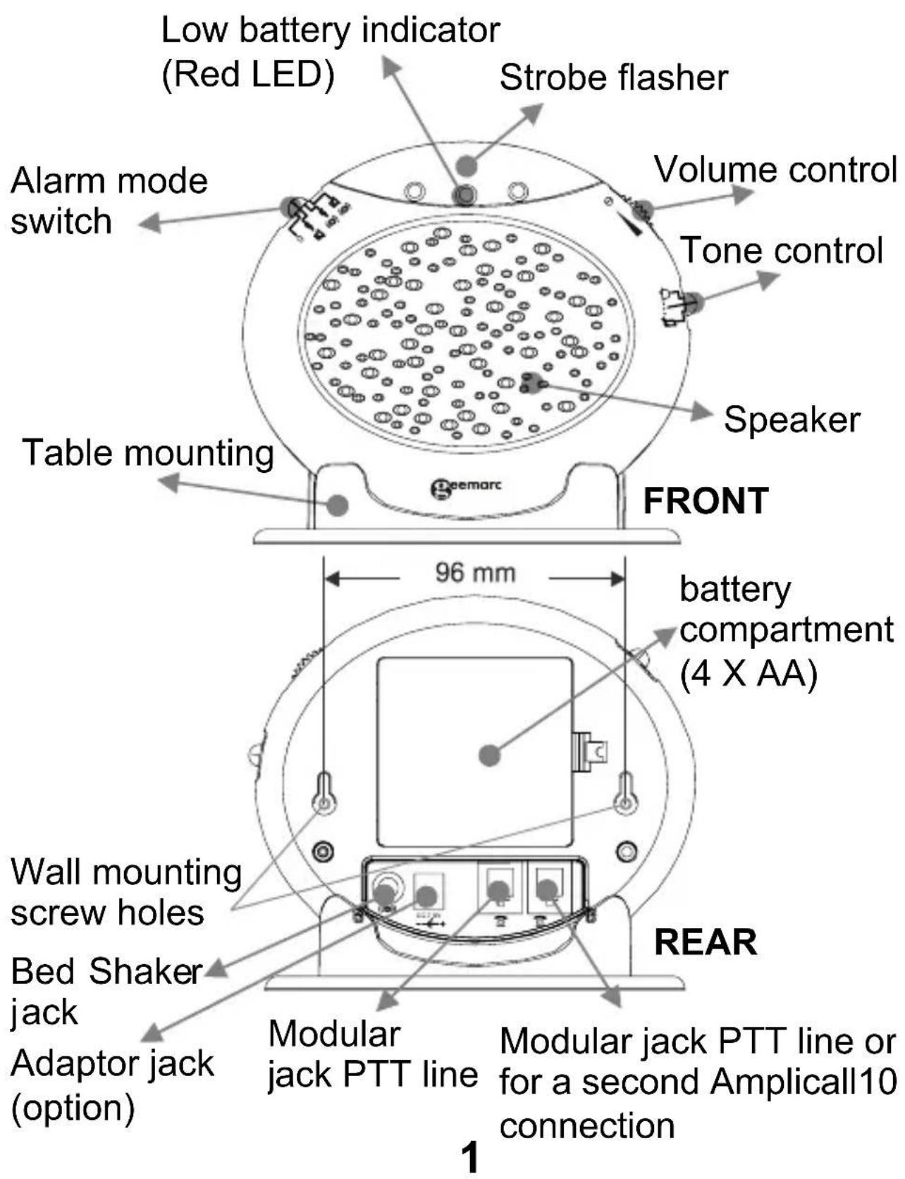 GEEMARC AMPLICALL 10 - Description - 1