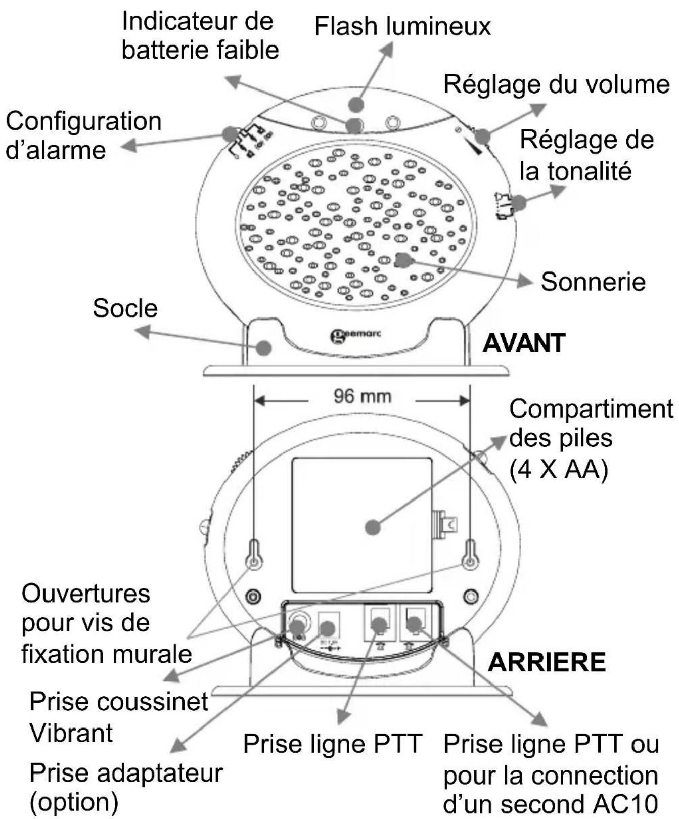 GEEMARC AMPLICALL 10 - Descriptif - 1