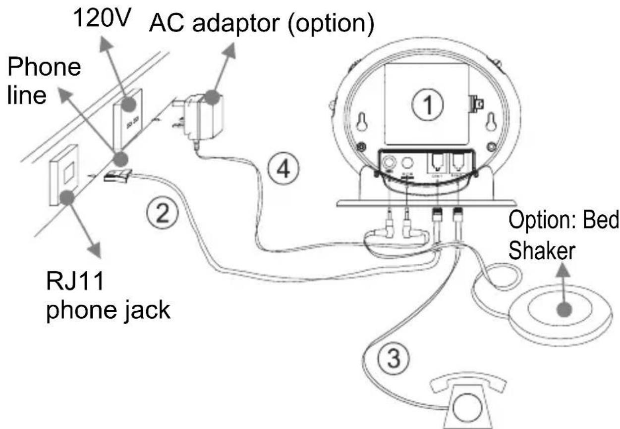 GEEMARC AMPLICALL 10 - Installation (See drawing) - 1