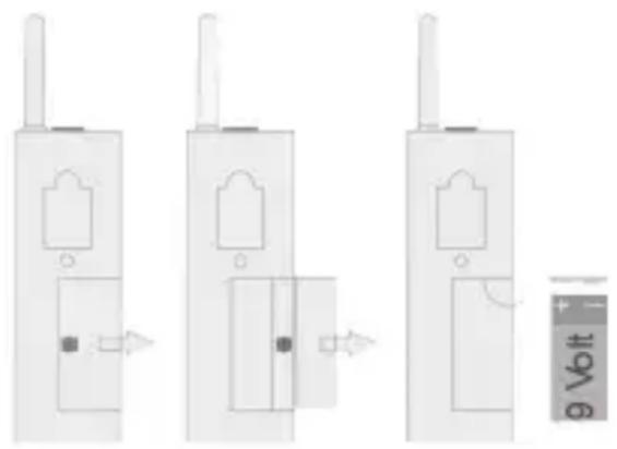 Humantechnik A24660 - Inserimento della batteria - 1