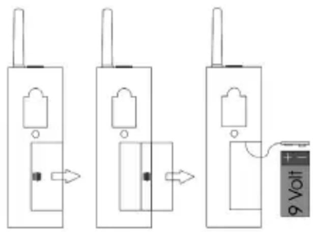 Humantechnik A2463.0 - Inserimento della batteria - 1