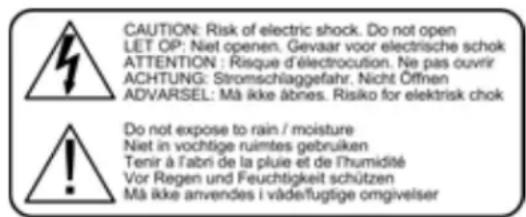 SKYTRONIC HT510 - Waarschuwing: - 1