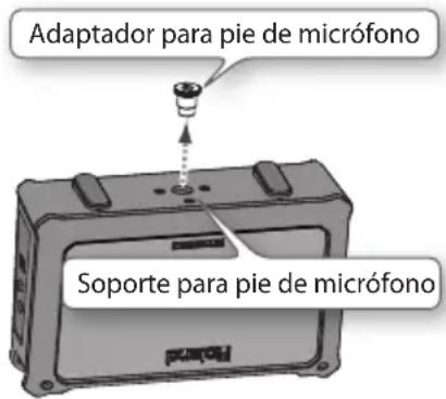 Adaptador para pie de micrófono Soporte para pie de micrófono