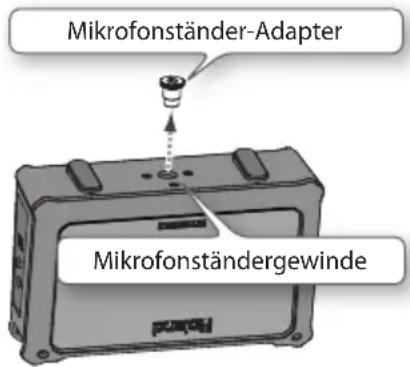 Mikrofonständer-Adapter Mikrofonständergewinde