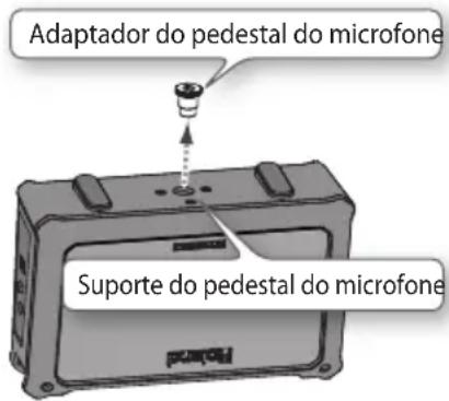 Adaptador do pedestal do microfone Suporte do pedestal do microfone