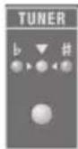 ROLAND Micro Cube GX - Pulse el botón [TUNER] para que se ilumine. - 1