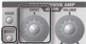 ROLAND GA112 - [DRIVE]-regelaar/ [BOOST]-knop - 1