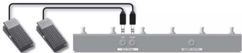 ROLAND GA112 - De zwelpedalen gebruiken - 1