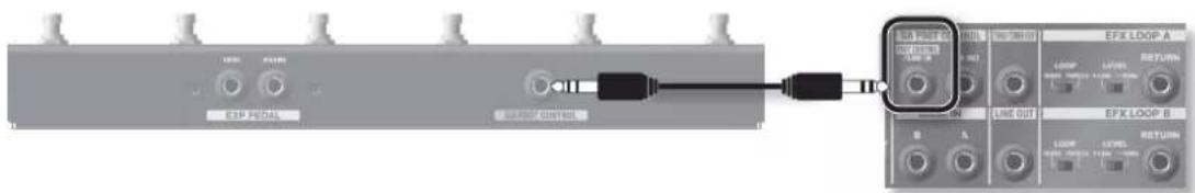 ROLAND GA112 - Collegamento del foot controller - 1
