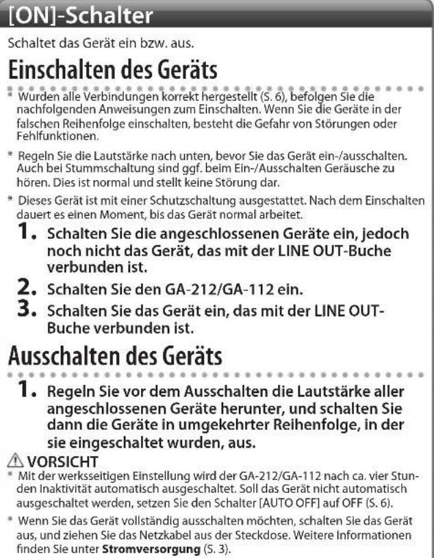 ROLAND GA112 - LED-AnzeigenderRegler - 4