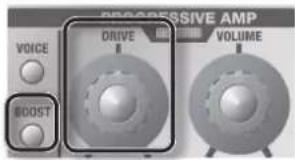 ROLAND GA112 - [DRIVE] knob/ [BOOST] button - 1