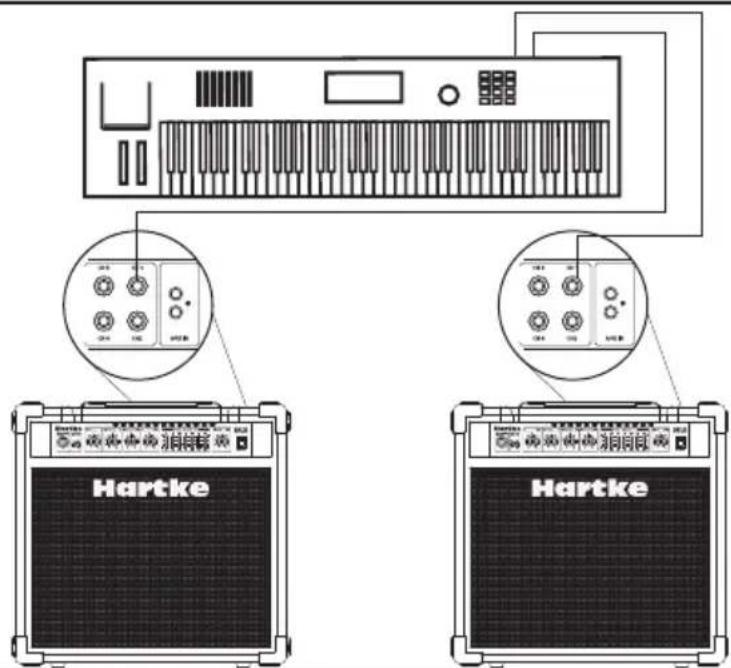 Hartke KM60 - KM60/KM100 - Setup Stereo - 1