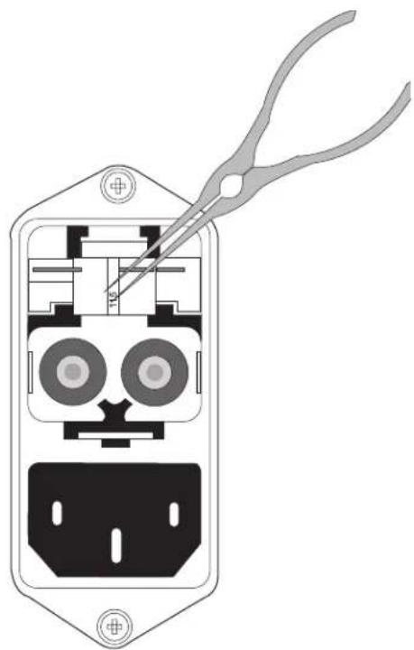 Hartke HA5500 - Spannung des Modells 3500/5500 ändern - 3